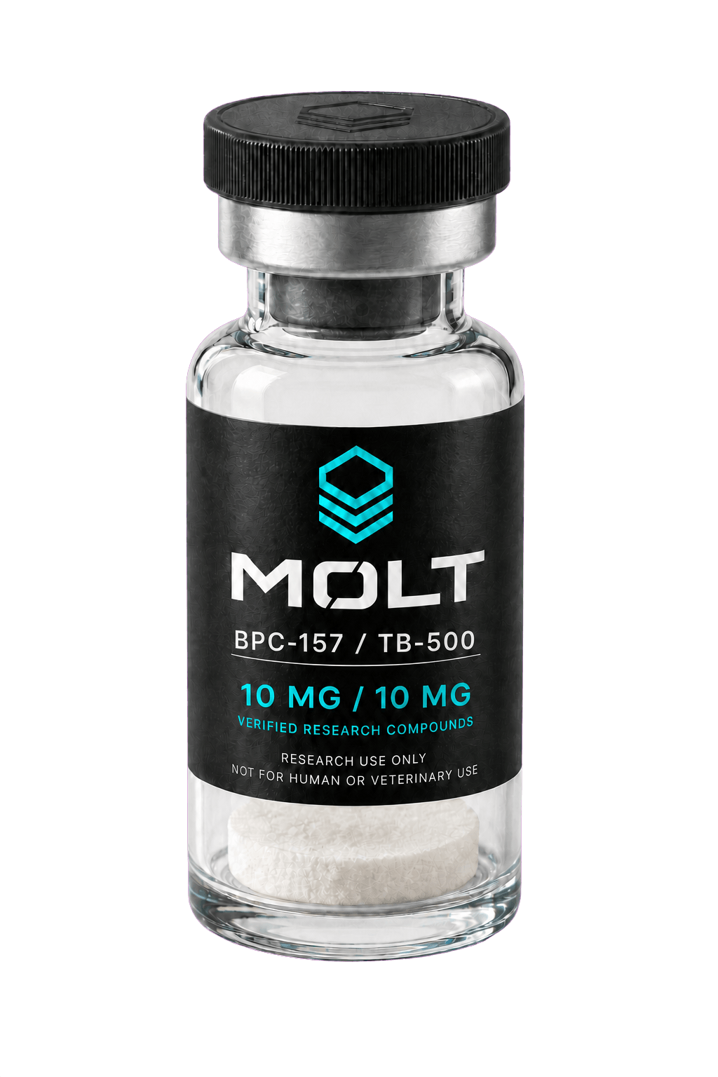 MOLT BPC-157 / TB-500 10 mg / 10 mg scientific reference vial
